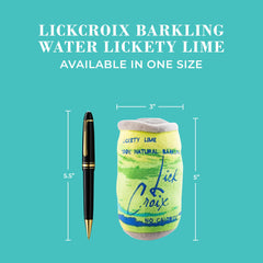LickCroix Barkling Water Lickety Lime con silbato oculto para interacción