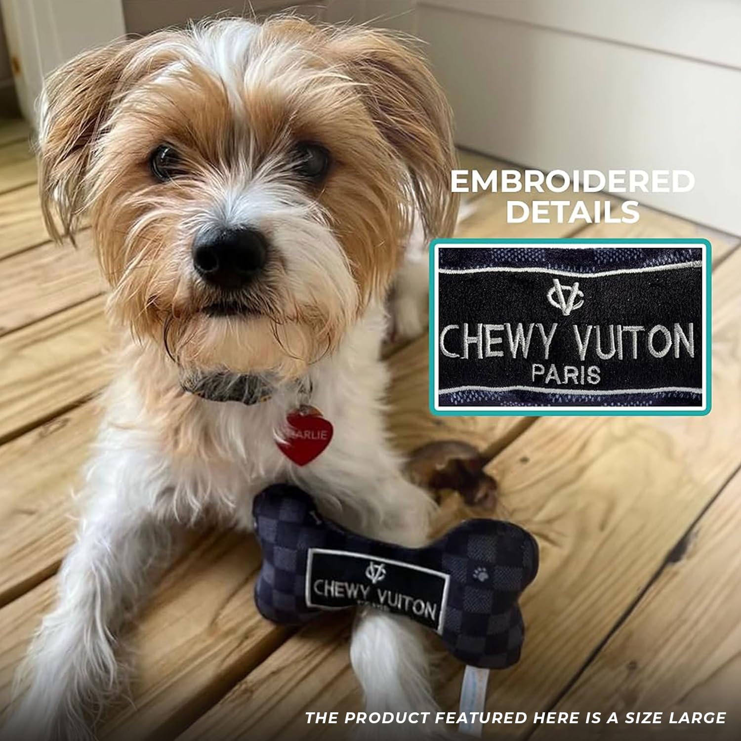 Material suave y duradero de Haute Diggity Dog para sesiones prolongadas.