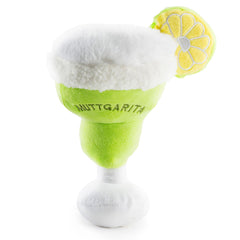 Haute Diggity Dog Muttgarita exterior peluche verde y blanco, ideal para juego suave.