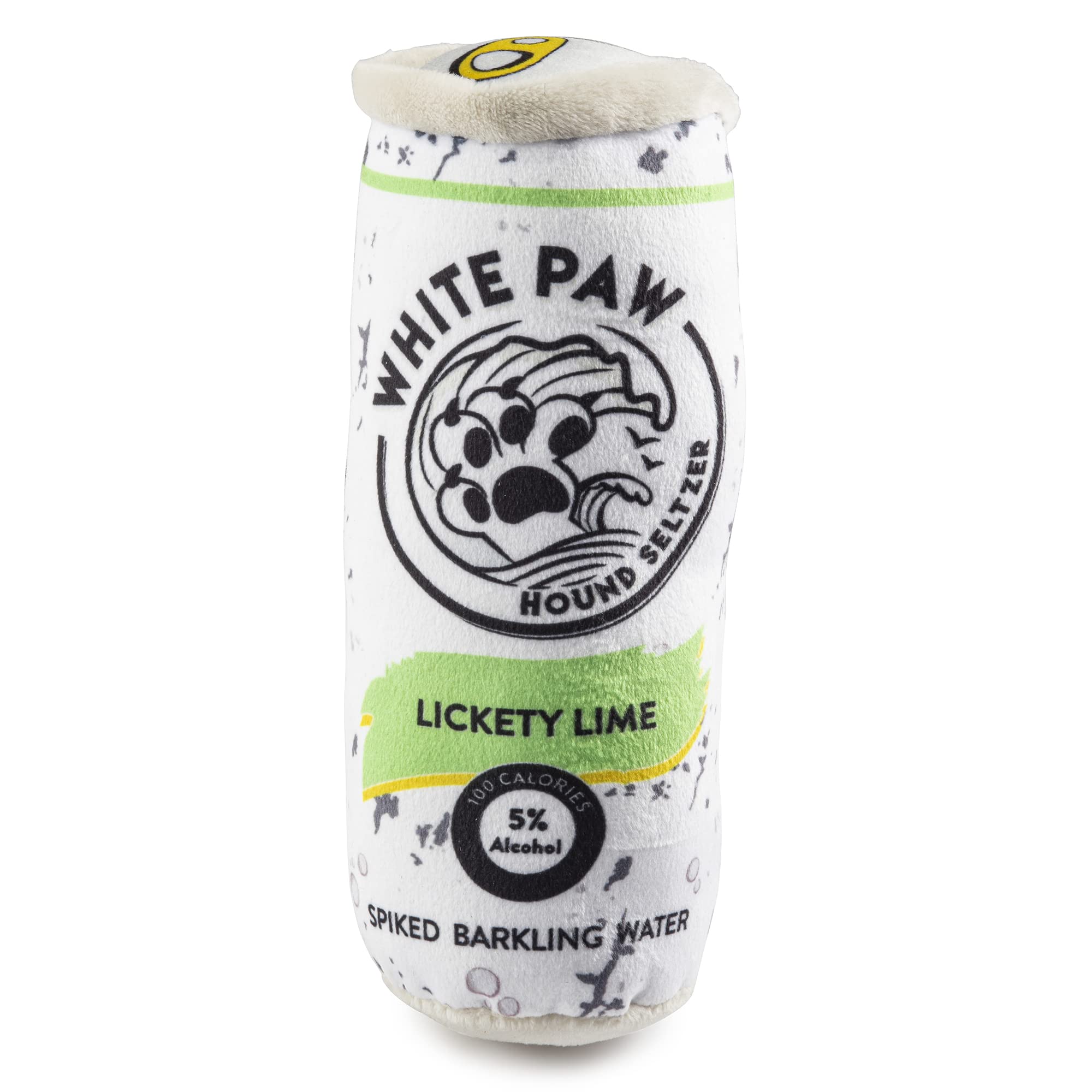 Haute Diggity Dog White Paw Lickety Lime, pata blanca, juguete interactivo para horas de juego.