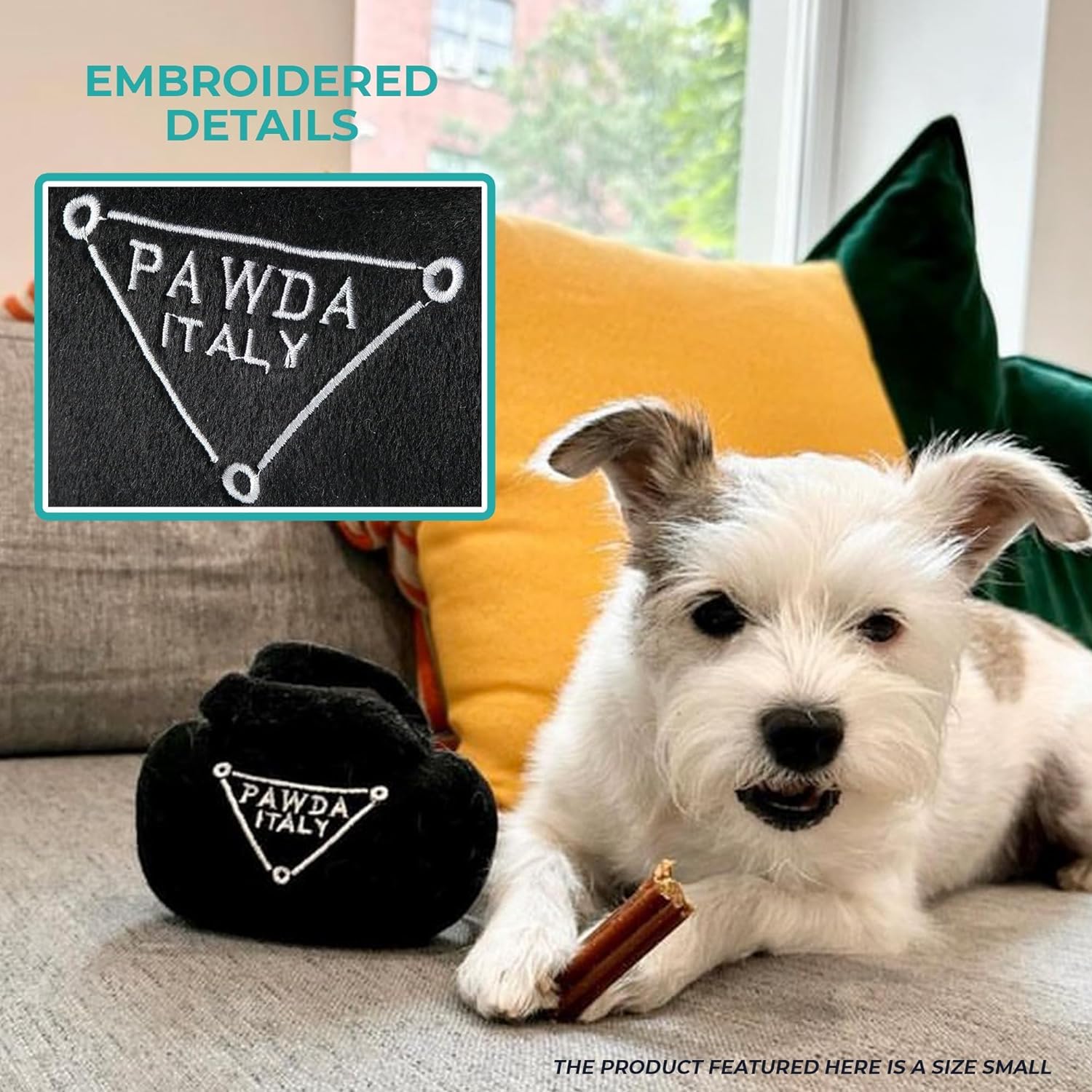 Pawda de Haute Diggity Dog, material suave y duradero para sesiones prolongadas.