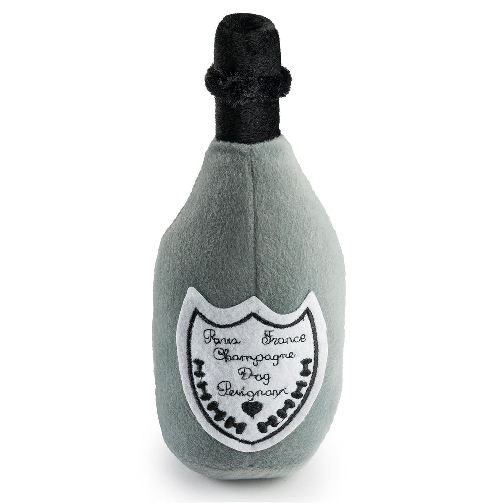 Haute Diggity Dog Perignonn botella-peluche, ideal para juego suave y abrazo diario.