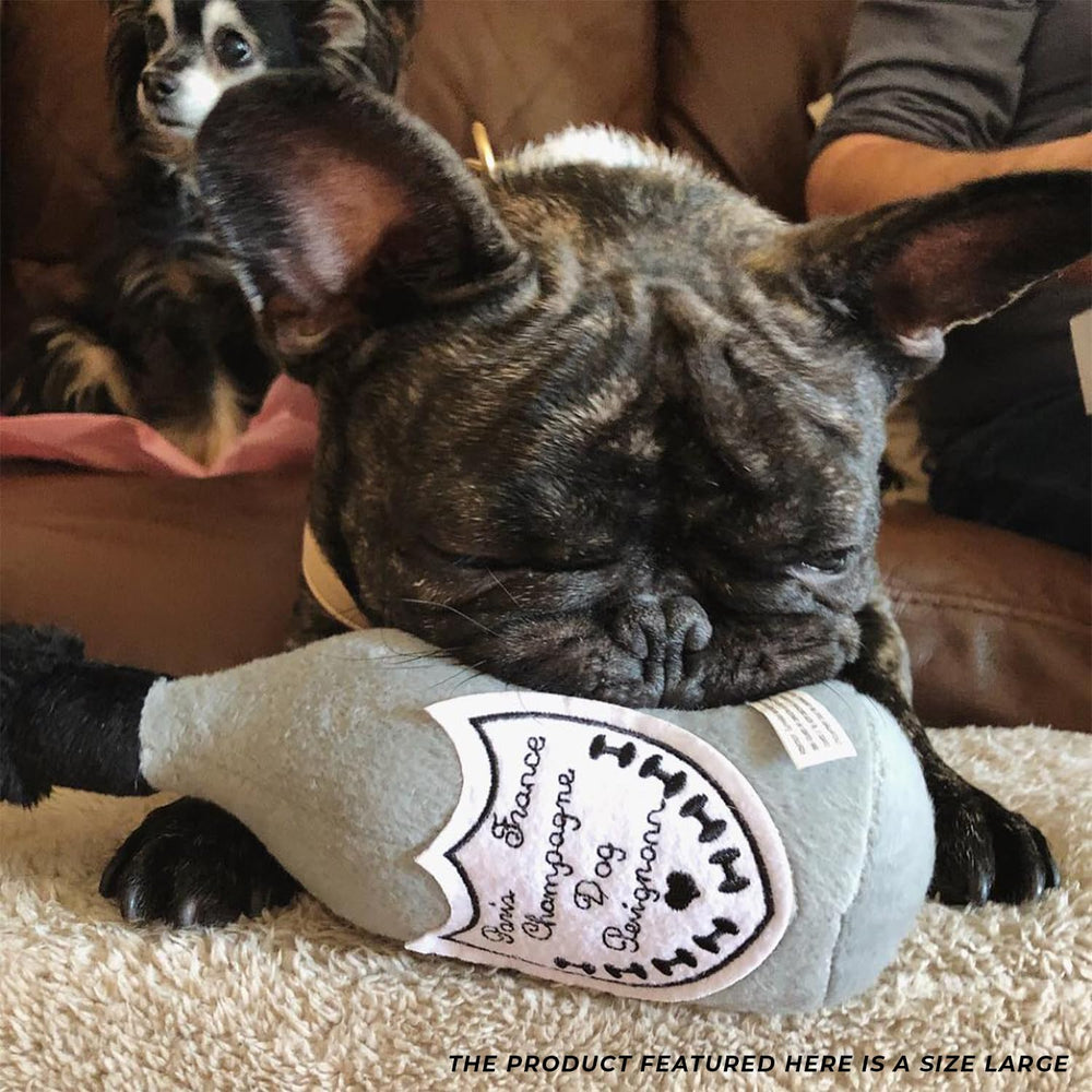 Haute Diggity Dog Perignonn textura-suave, tacto agradable y mordida suave para perros.
