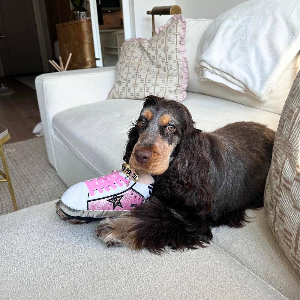 Haute Diggity Dog Pink Golden Pooch, lavable a máquina para limpieza fácil