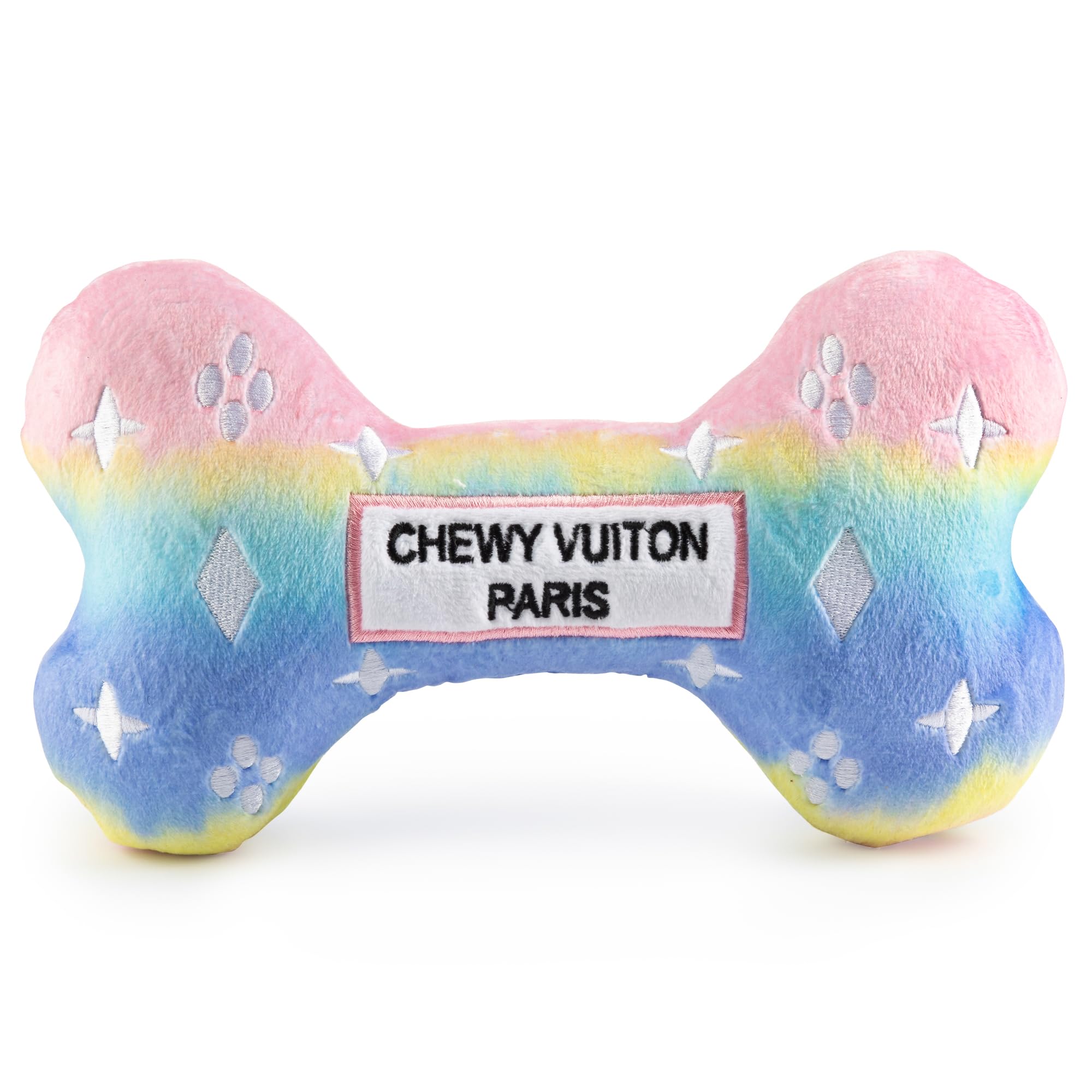 Haute Diggity Dog hueso rosa ombre con monograma, divertido y con estilo para perros.