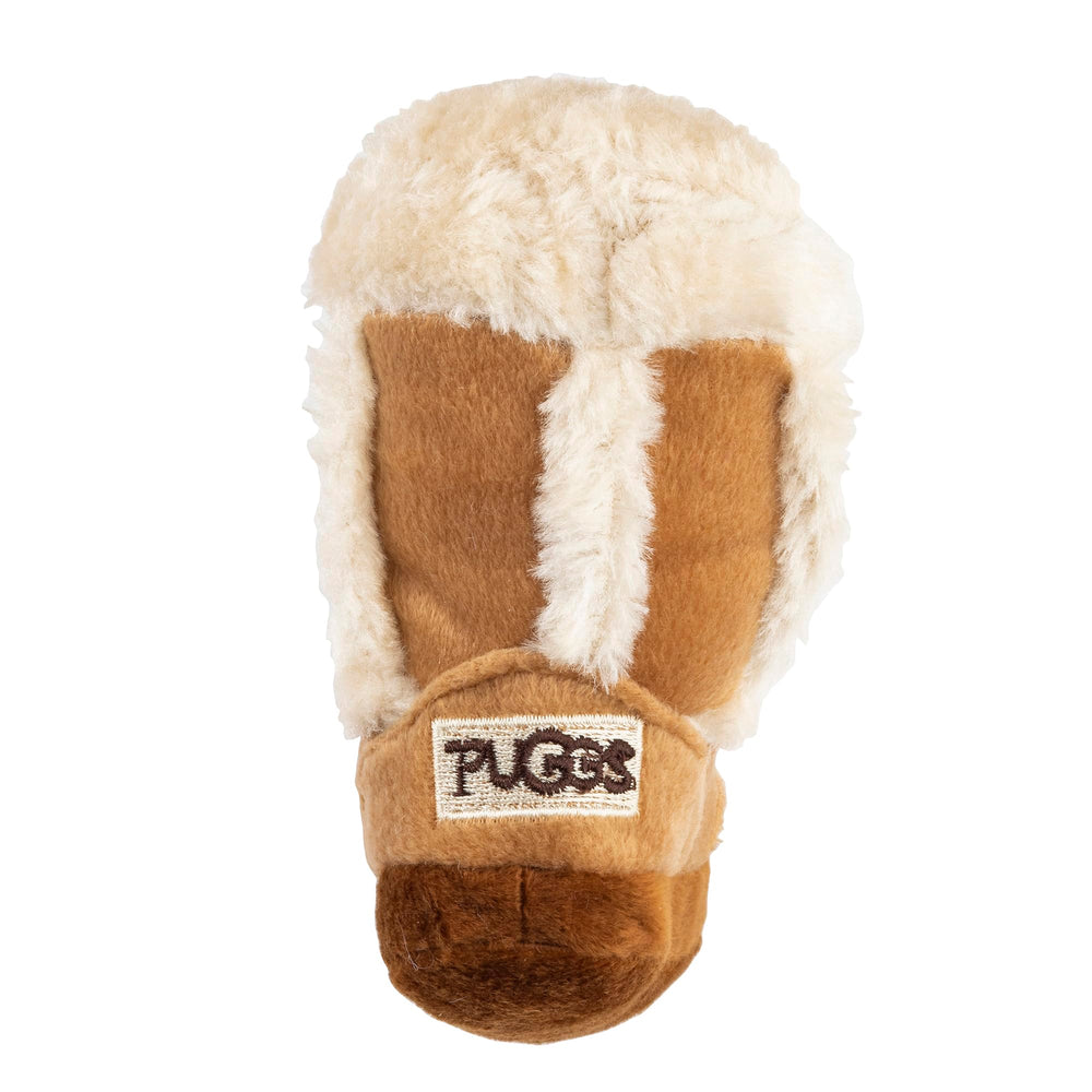 Haute Diggity Dog Pugg Boot, materiales suaves y durables para mordisqueo y abrazos.