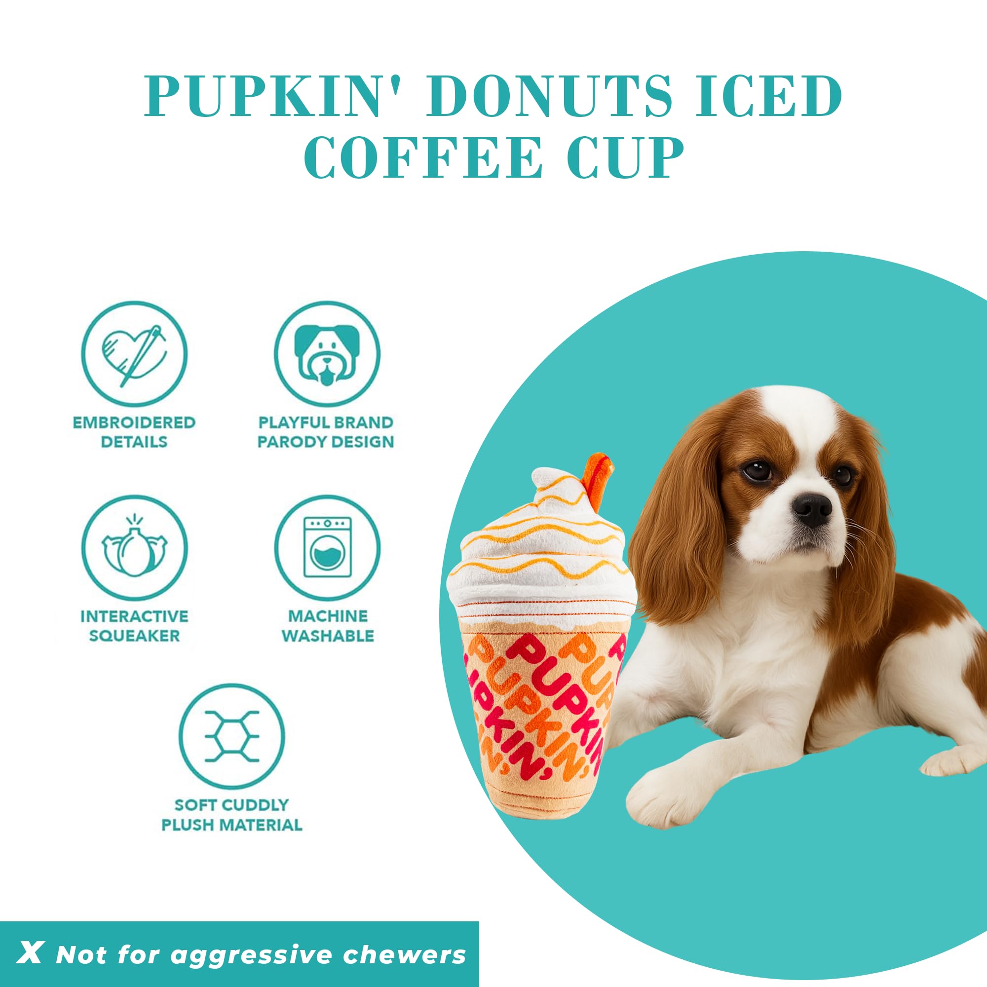 Juguete interactivo Pupkin’ Donuts estimula el juego activo de perros.