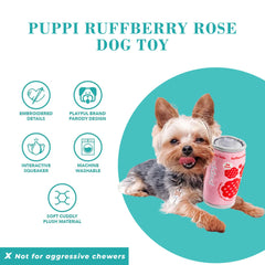 Diseño juguetón y colorido de Puppi Ruffberry Rose para atraer la atención en el parque