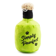 Haute Diggity Dog Puptron Tequila, juguete-botella-lima bordado, diseño atractivo para perros