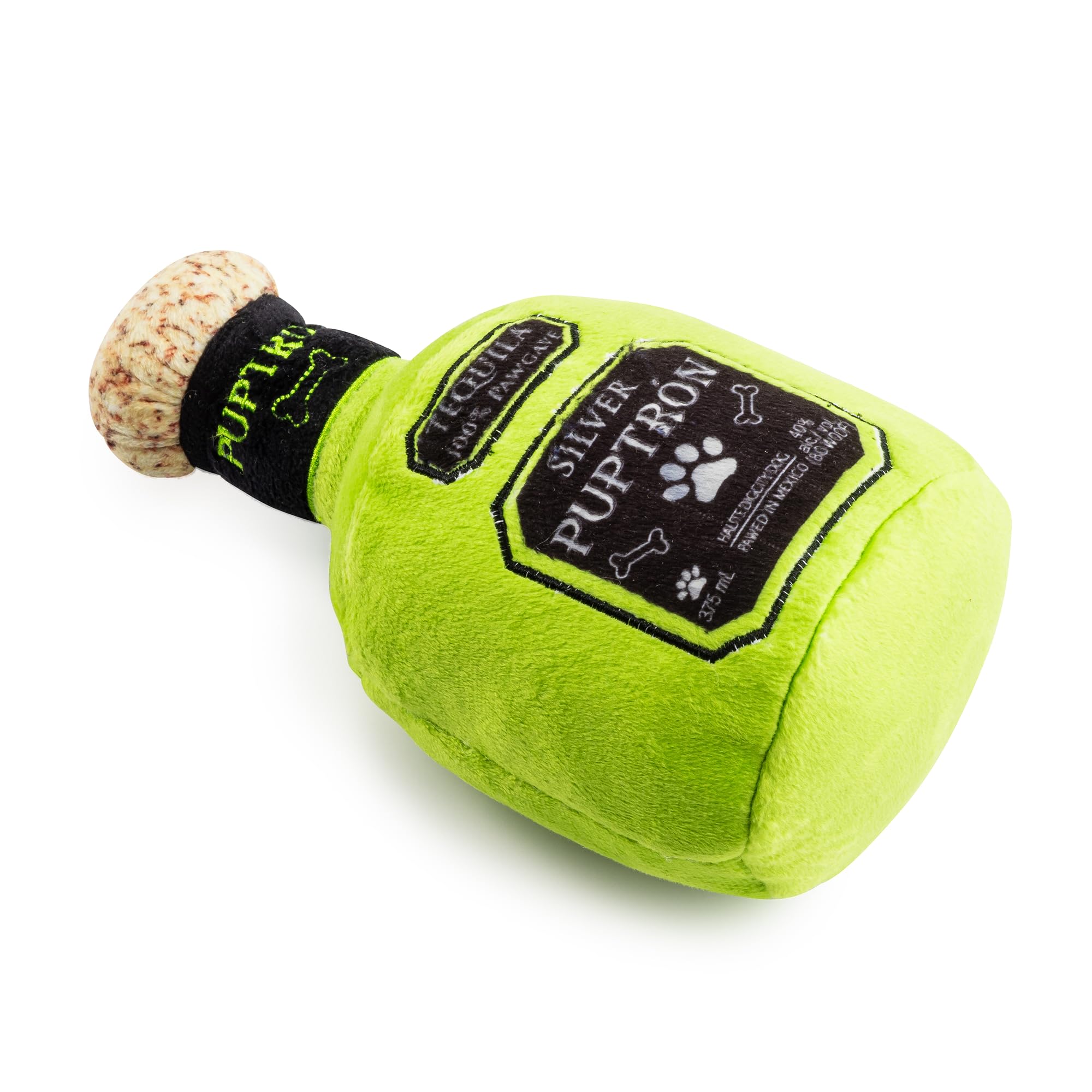Haute Diggity Dog Puptron Tequila, juguete-parodia-divertida, añade humor a las sesiones