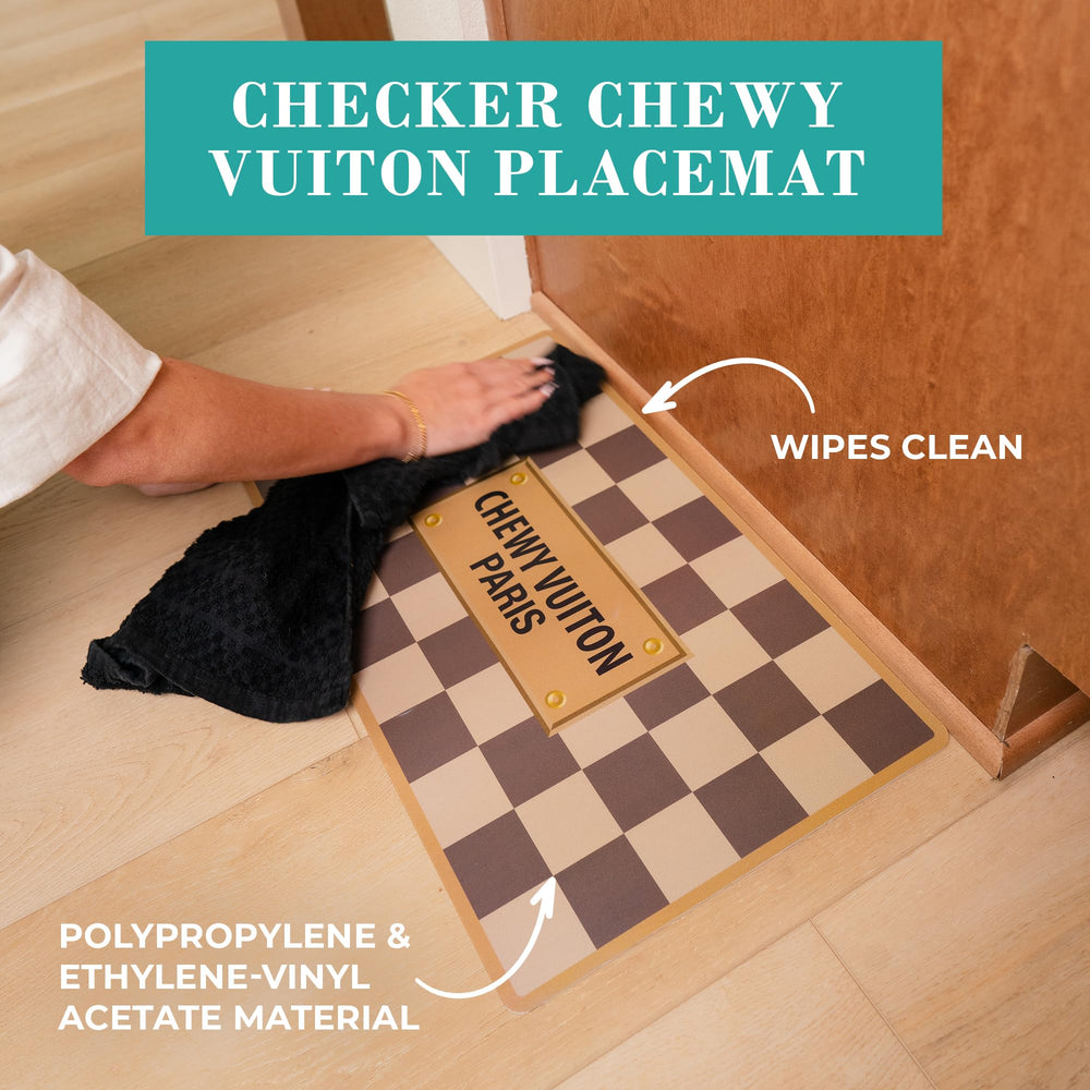 Tazones sin BPA de melamina Haute Diggity Dog, material seguro para comer.