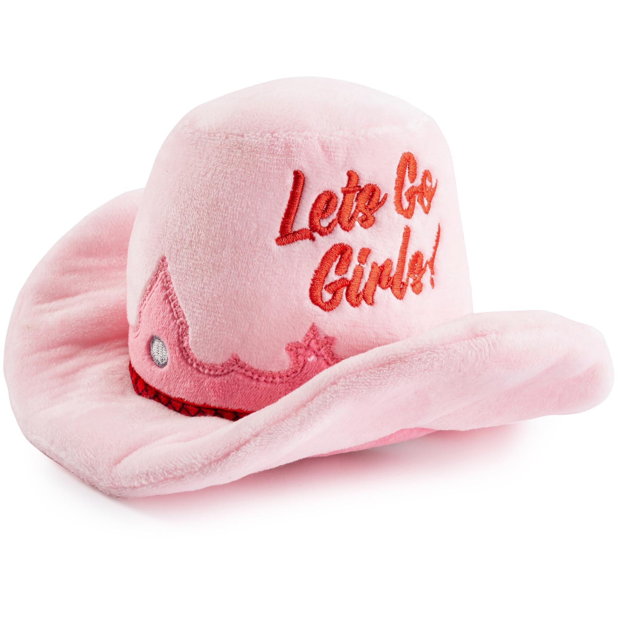 Haute Diggity Dog, sombrero vaquero rosa, juguete ideal para paseos con estilo