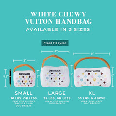 Haute Diggity Dog chirriador interactivo dentro del bolso para entretenimiento.