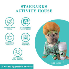 Starbarks Coffee Cup, juguete de peluche apto para morder y entrenamiento de entusiasmo