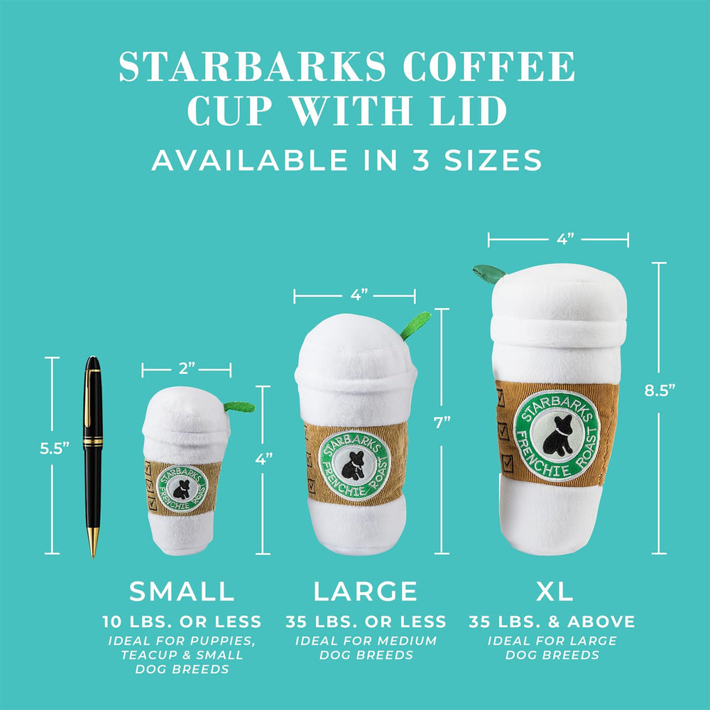 Detalle bordado Starbarks Frenchie Roast añade estilo durante el juego