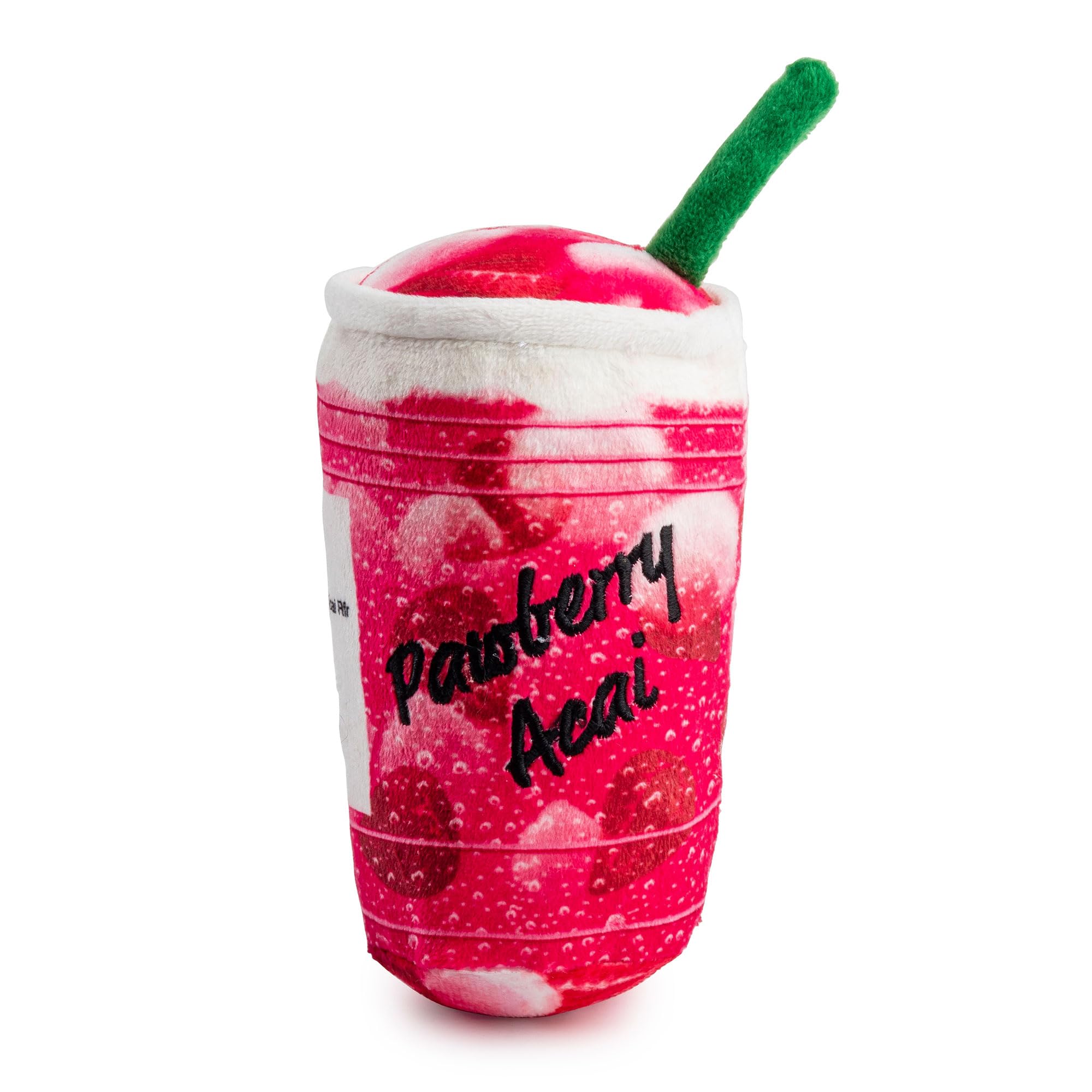 Pawberry Acai bordado en Starbarks Ruffresher, detalle exclusivo y atractivo visual