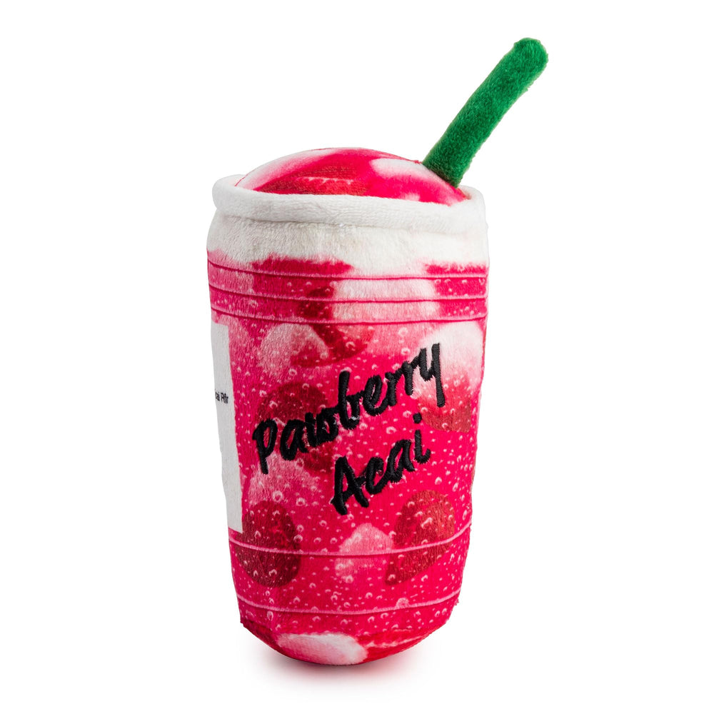 Pawberry Acai bordado en Starbarks Ruffresher, detalle exclusivo y atractivo visual