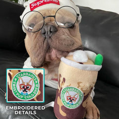 Starbarks Sweet Pup Cold Brew: diseño divertido y colorido para parques caninos.