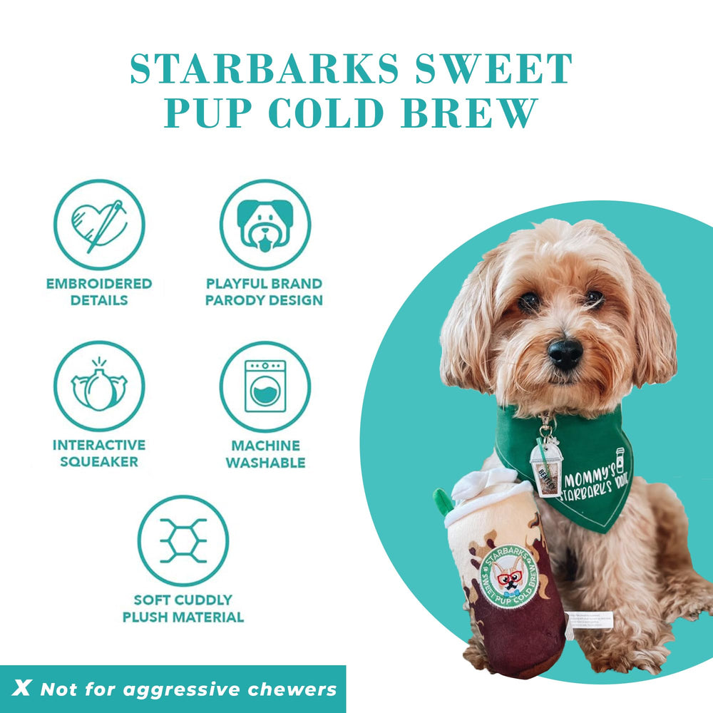 Starbarks Sweet Pup Cold Brew: lavable a máquina para limpieza rápida.