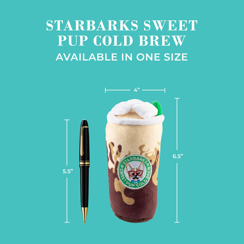 Starbarks Sweet Pup Cold Brew: talla única adecuada para razas grandes y pequeñas.