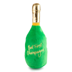 Woof Clicquot Classic con exterior verde suave para mordisqueos seguros.