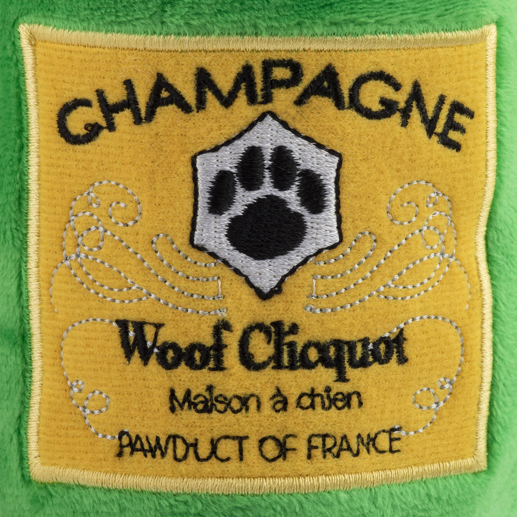 Tamaño mediano de Woof Clicquot Classic para juego cómodo.