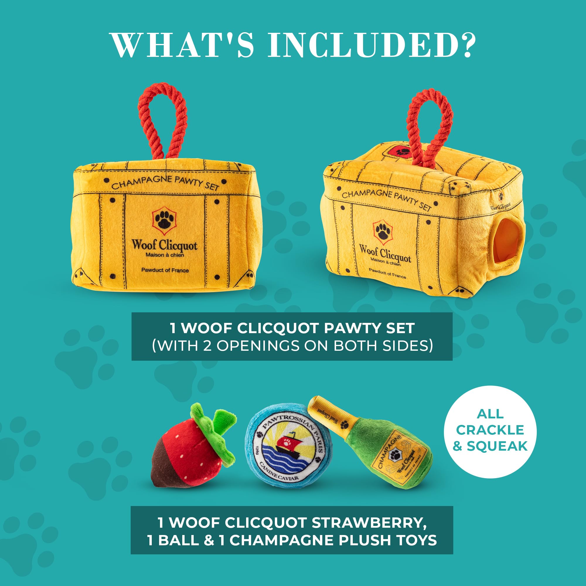 Materiales suaves y duraderos de Haute Diggity Dog para juego prolongado