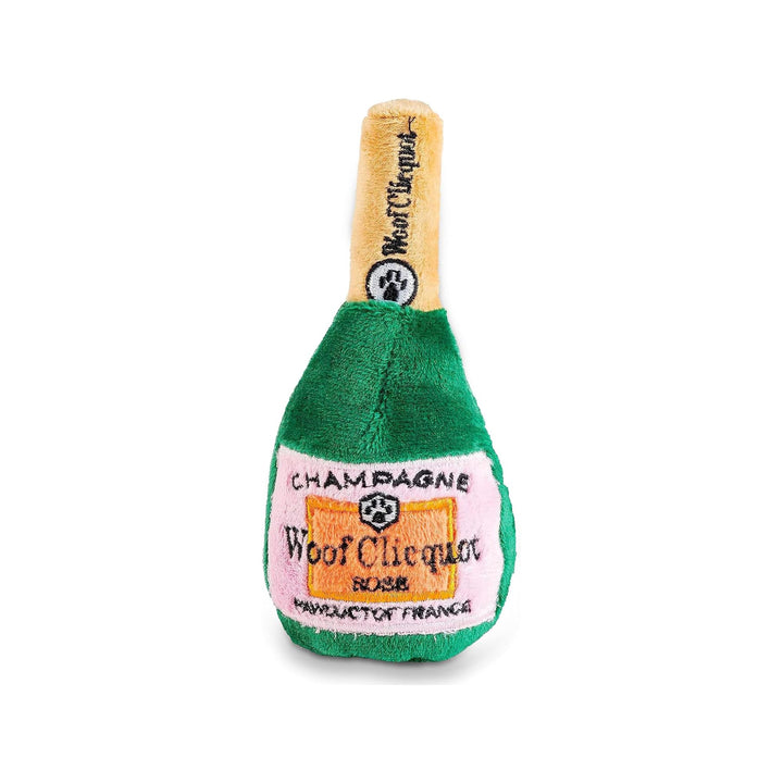 Woof Clicquot Rose de Haute Diggity Dog, juguete con sonajero para horas de juego