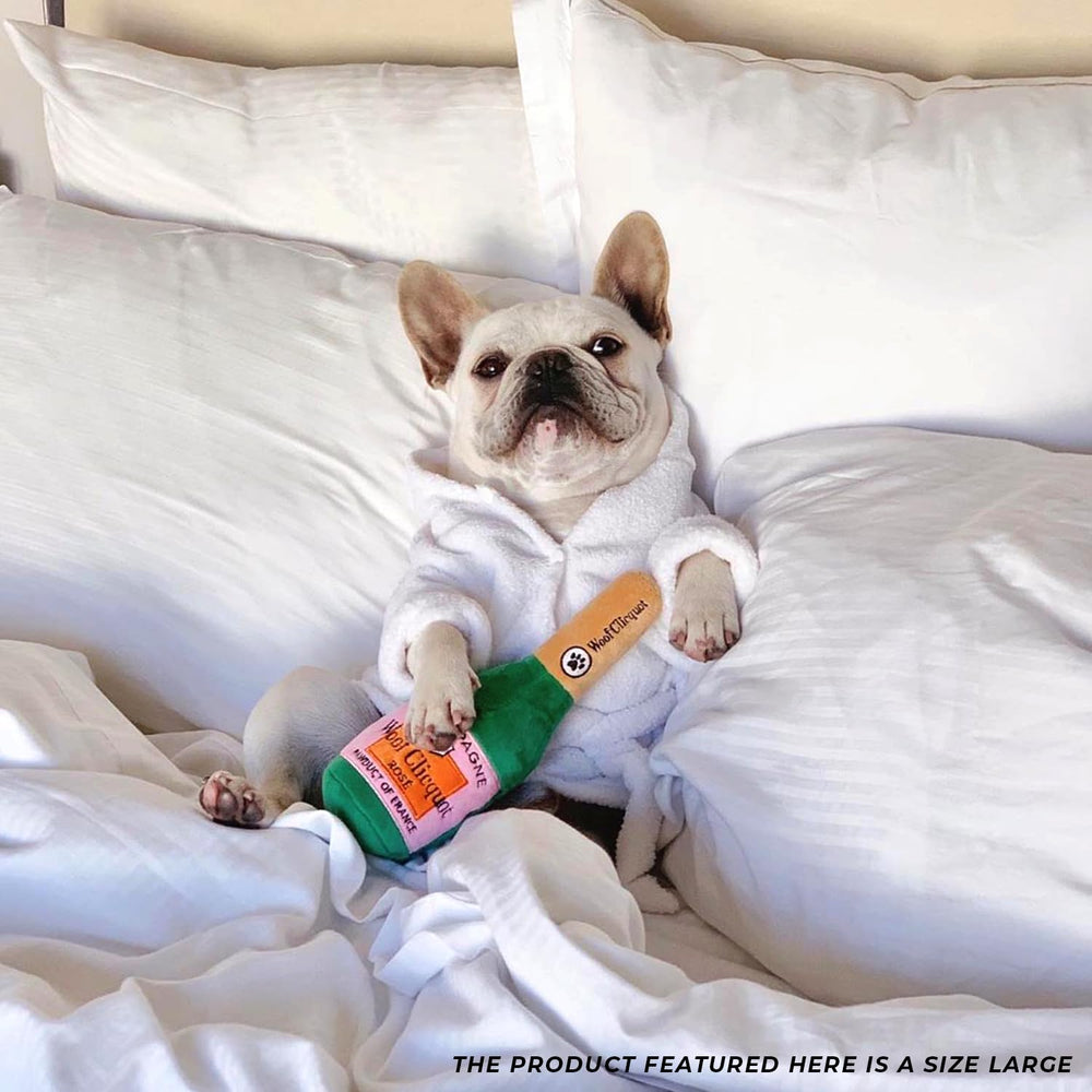 Lavable a máquina del Woof Clicquot Rosé facilita el cuidado.