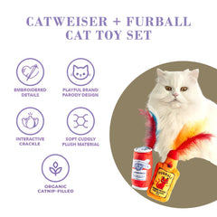 Furball de Haute Diggity Kitty, peluche crujiente con catnip, ideal para gatos