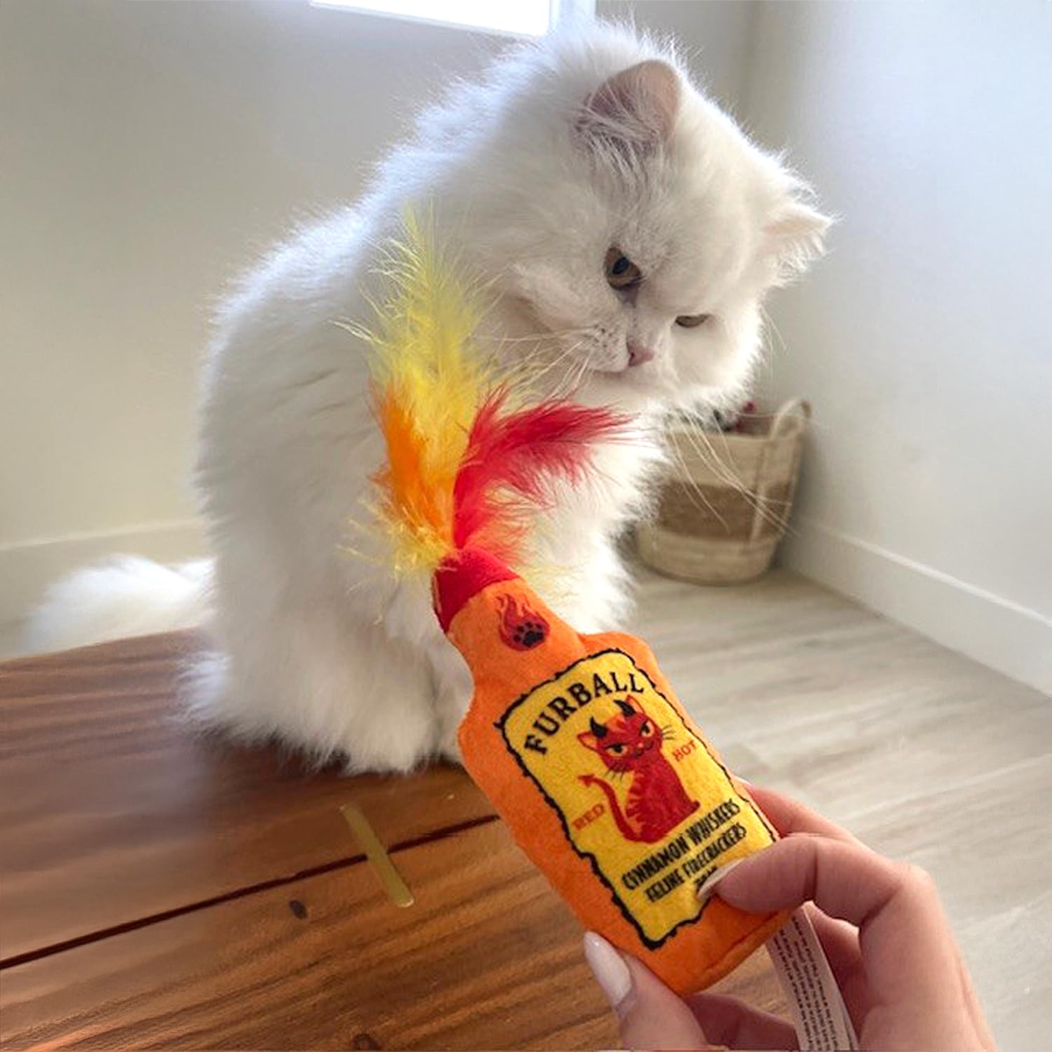 Juguete seguro de peluche con catnip, Haute Diggity Kitty para gatitos