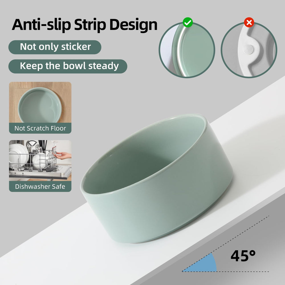 Havniva: tazón cerámico para agua, diseño estable y fácil limpieza