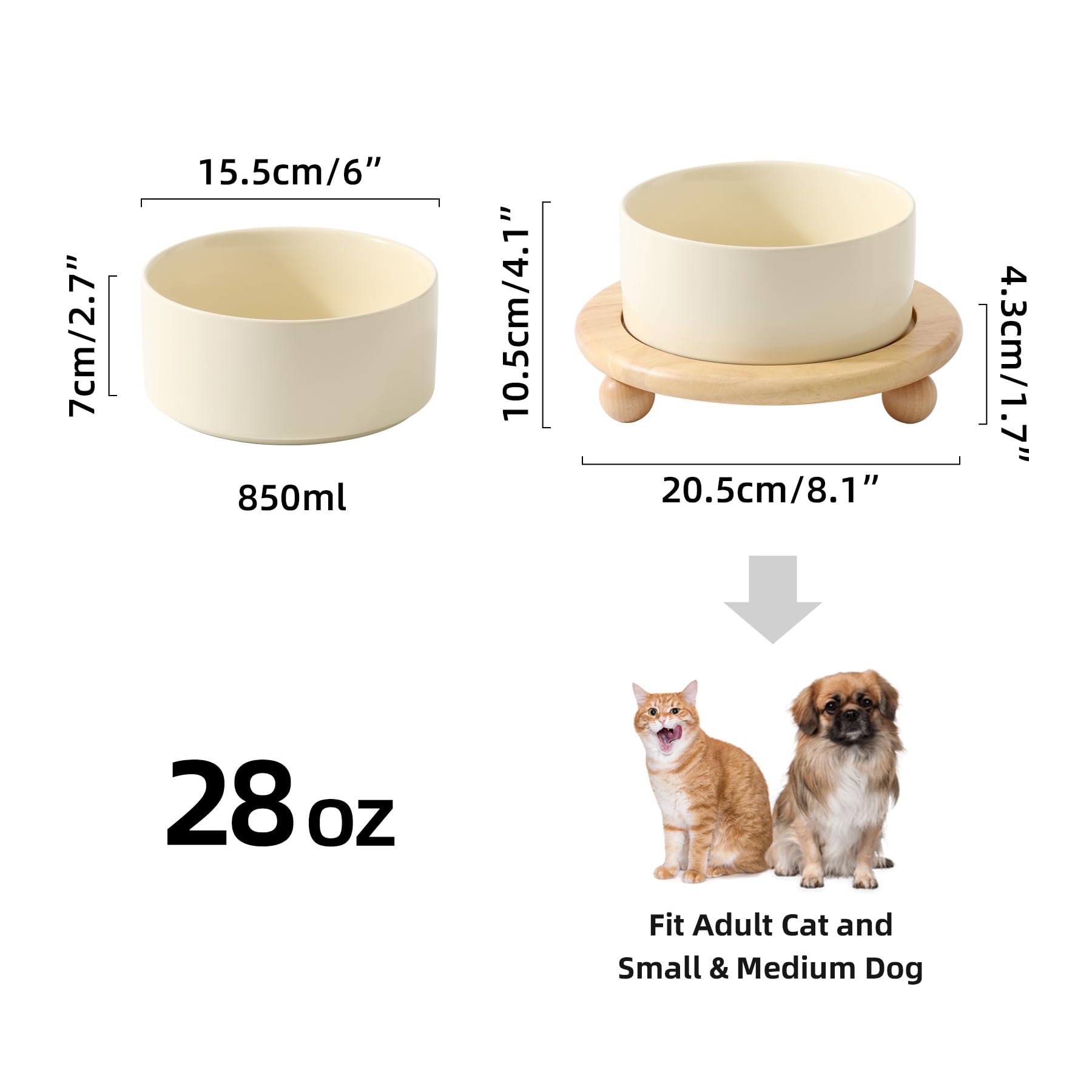 Havniva diseño ergonómico para cuello de perro, favorece postura neutra al comer.