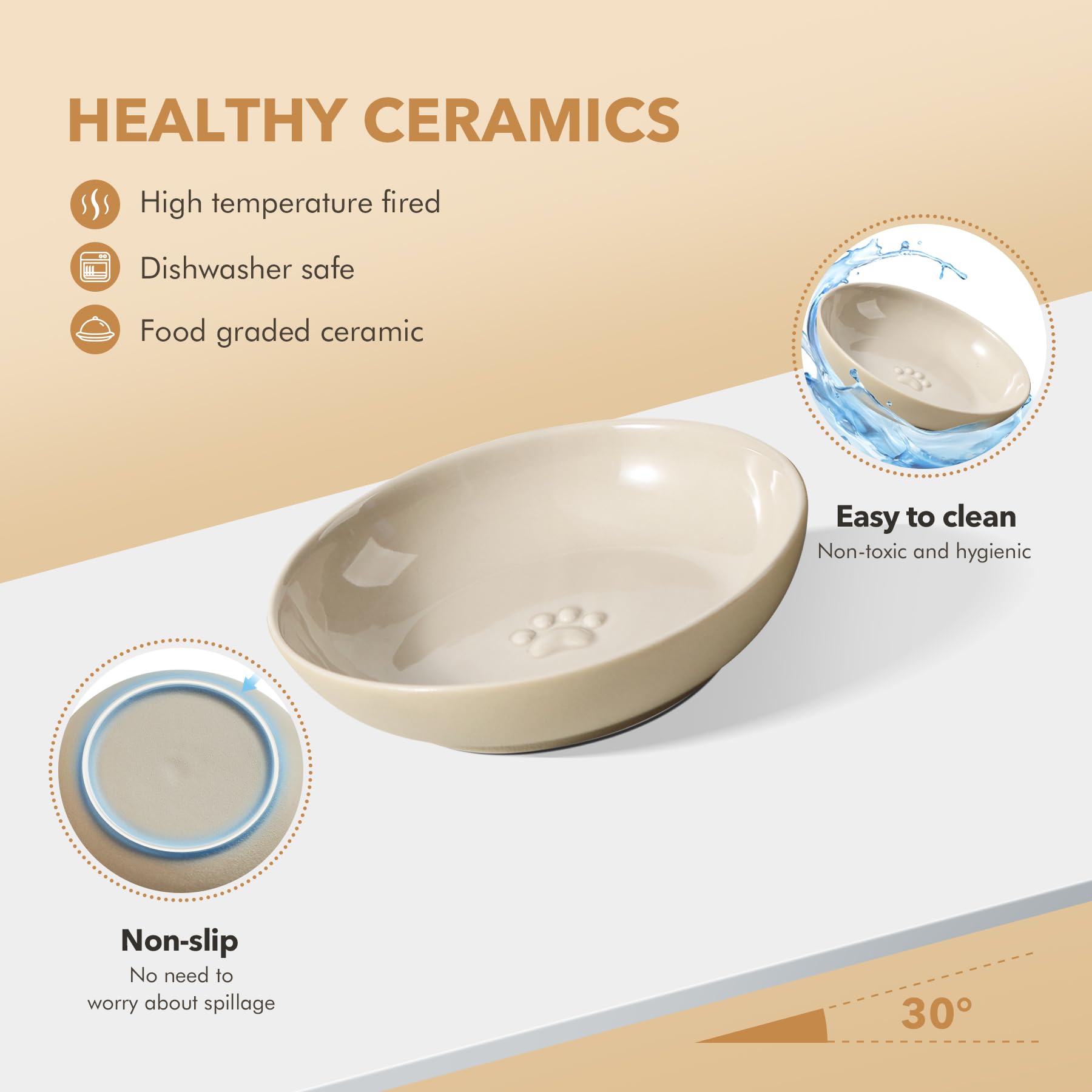 Havniva soporte con dos estilos, altura ajustable para una comida ergonómica.