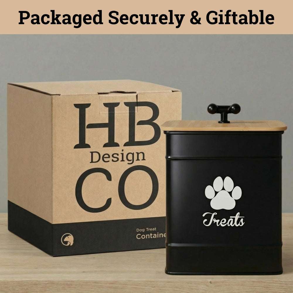HB Design Co Contenedor negro y moderno para la cocina.
