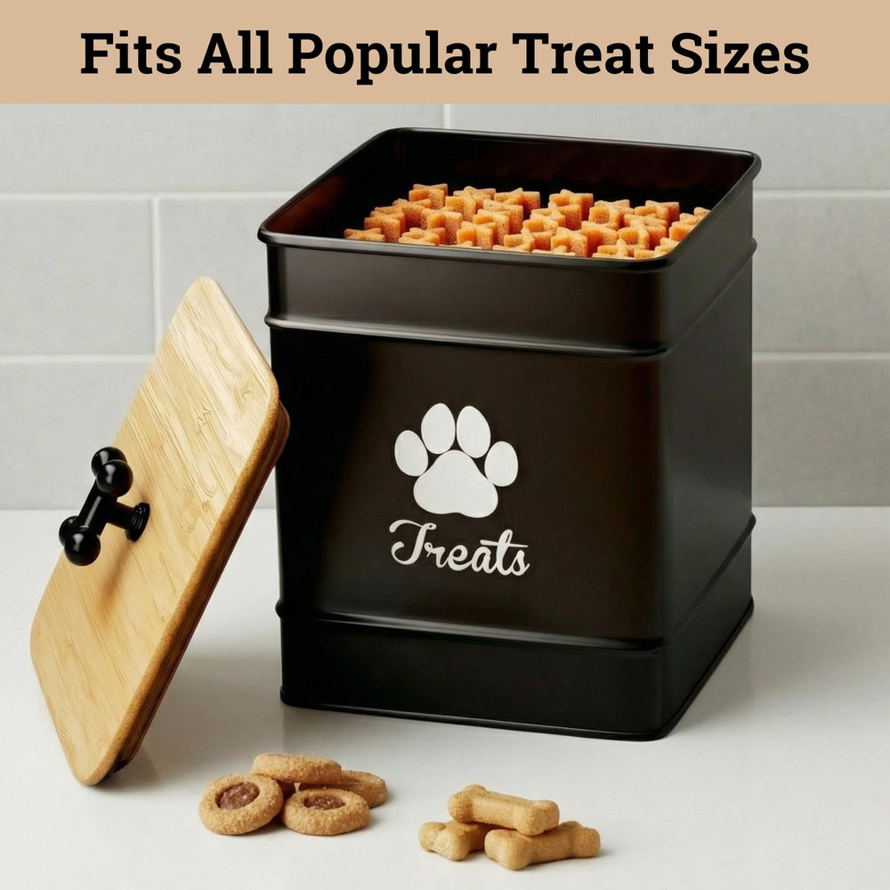 HB Design Co Jarra para alimentos de mascotas con diseño práctico.