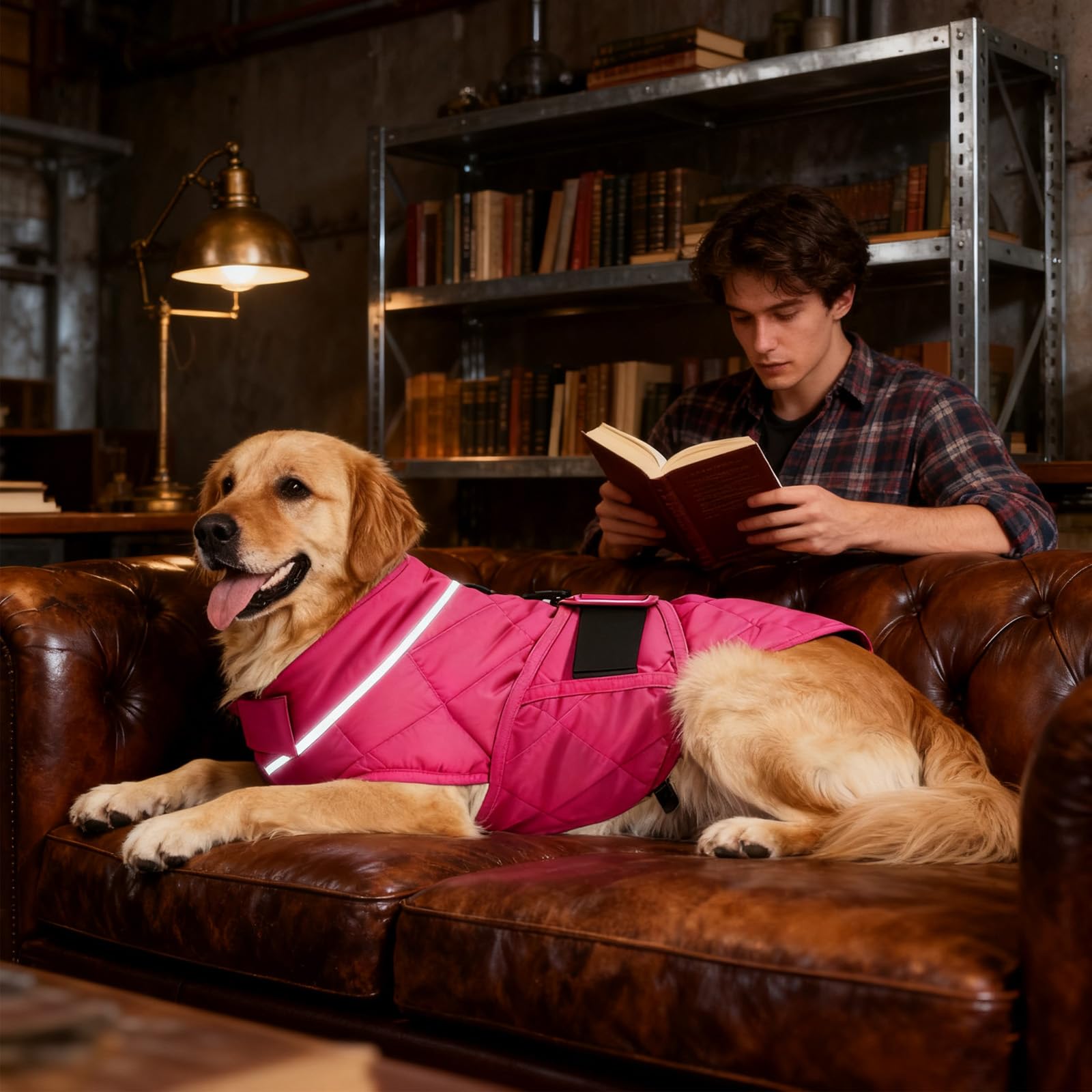 HCHYEY chaleco peso para perros, interior suave para comodidad diaria.