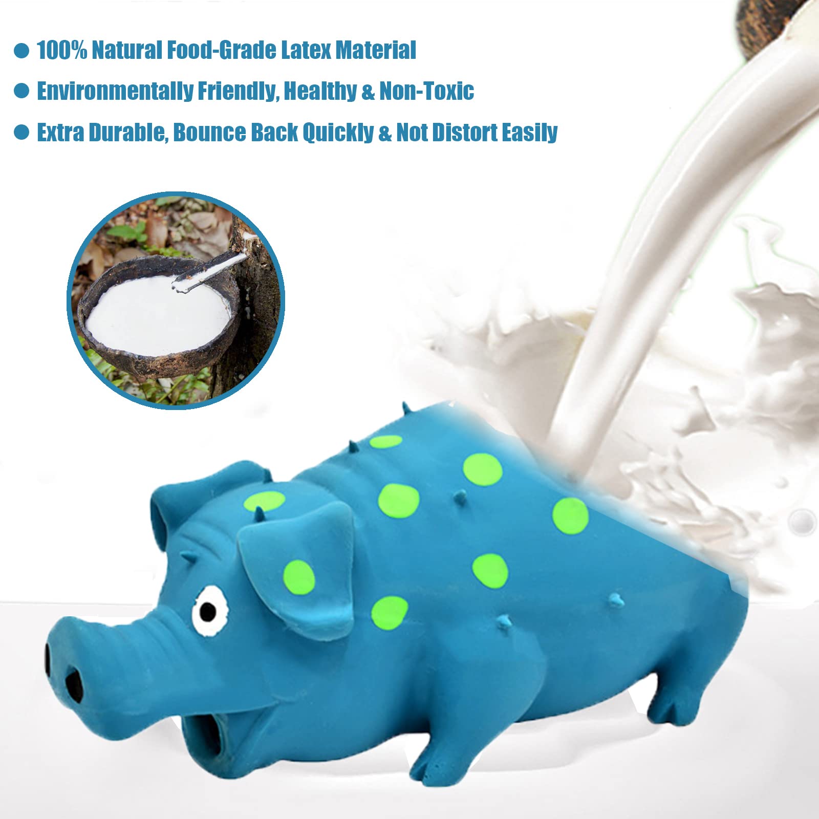 Juguete HCHYEY perro con sonido puerquito, divertido oink para captar atención del animal.