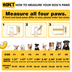 Botas Hcpet antideslizantes para perros con mejor agarre.