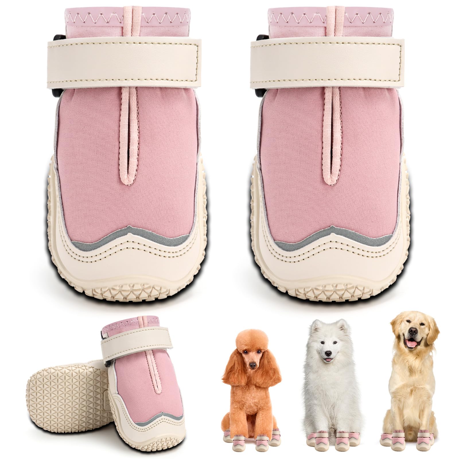 Botas Hcpet para perro grande con ajuste cómodo para paseos diarios.