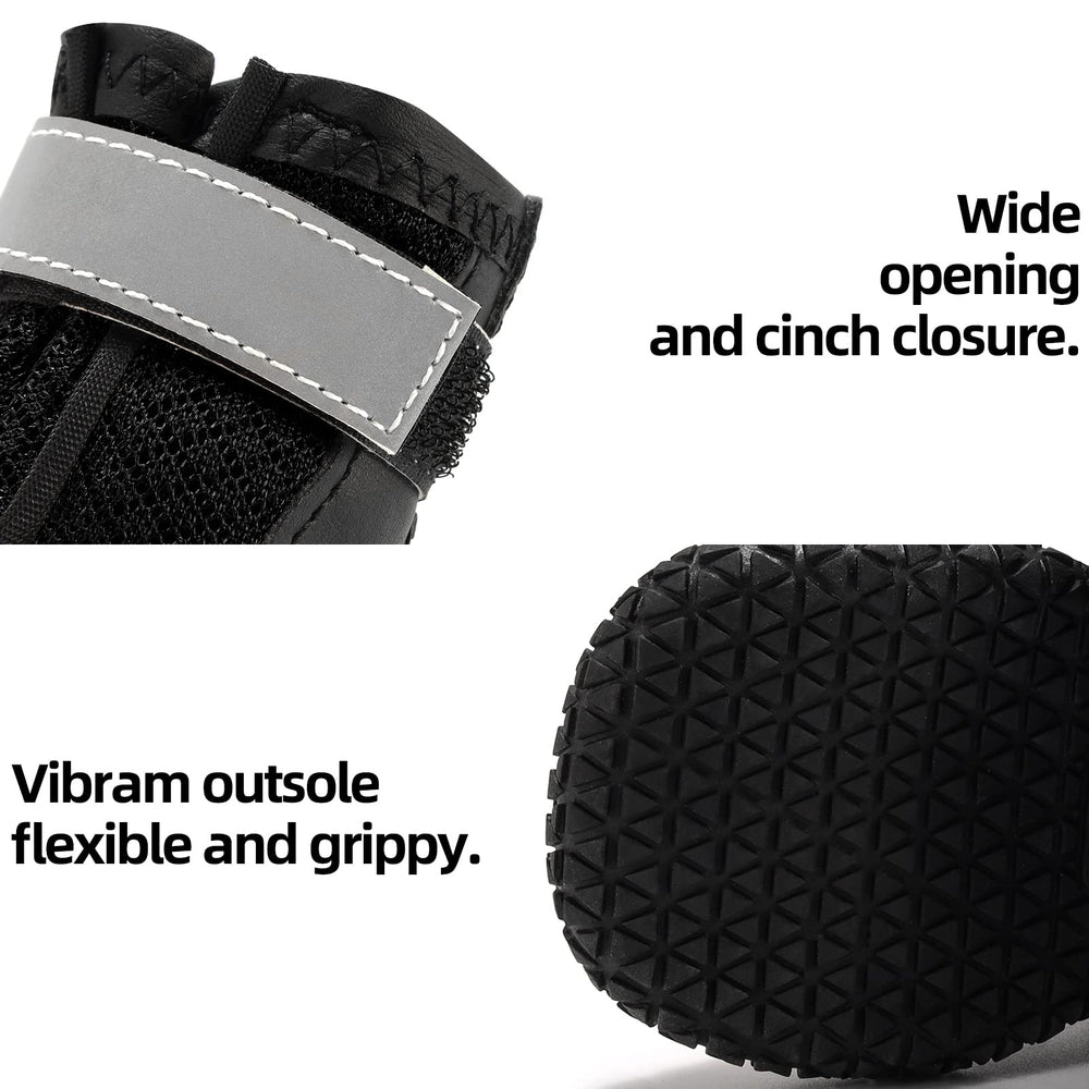 Hcpet botas para senderos con agarre y protección para patas.