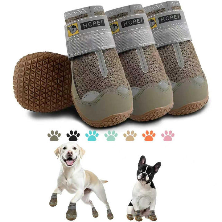hcpet botas para perros grandes, talla 3, protección cómoda para paseos