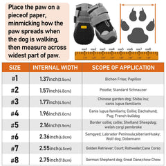 Hcpet botines para perros con apertura amplia y velcro para ponérselas fácilmente