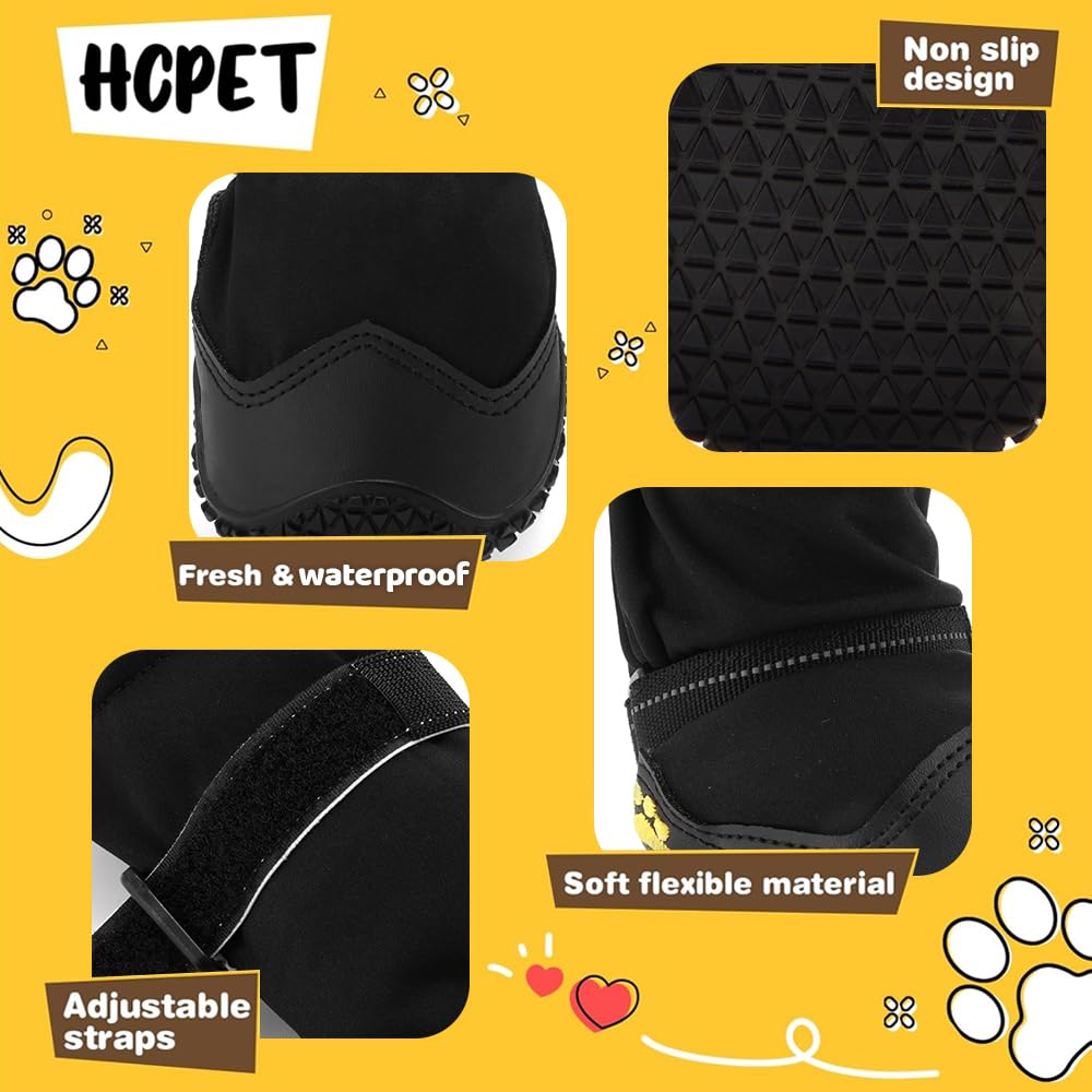 Hcpet con doble banda ajustable mantiene las botas en su lugar