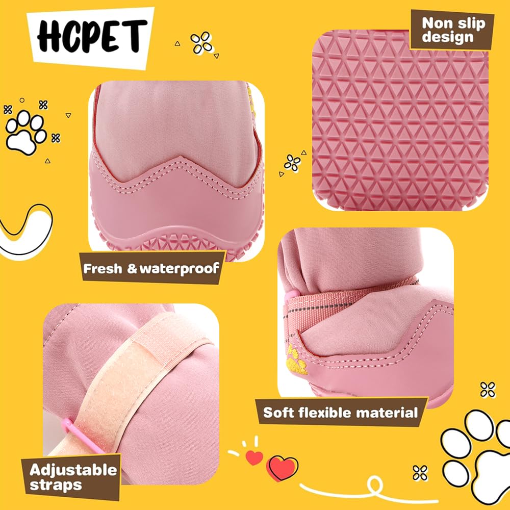 HCpet zapato con doble banda ajuste para estabilidad en caminatas.