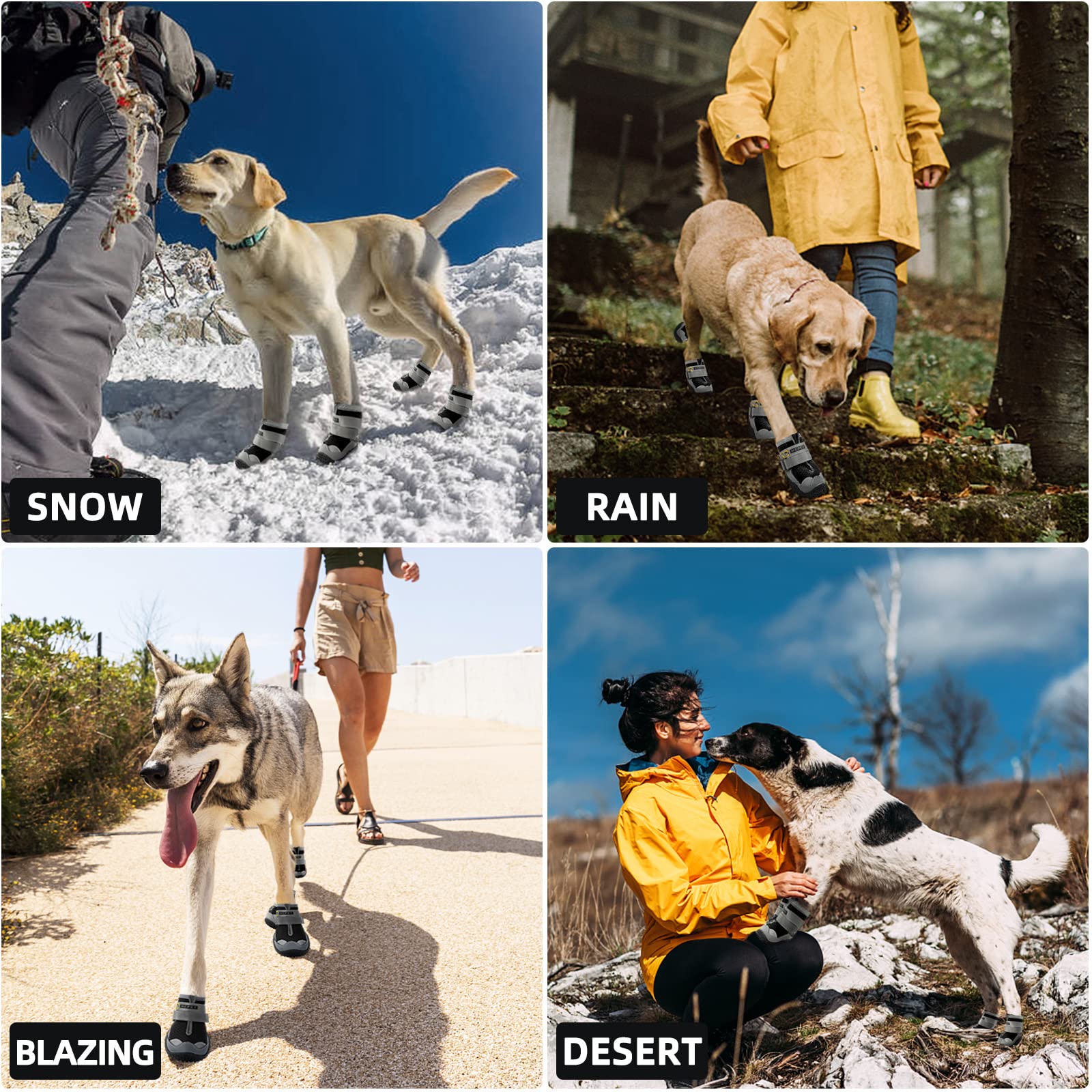 Hcpet diseño cómodo para caminatas largas con perros grandes