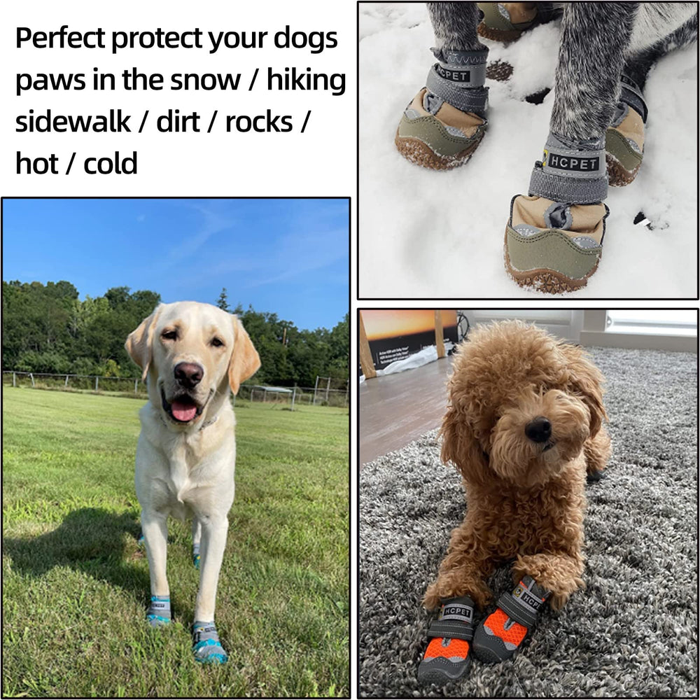 Hcpet protección de suelos y puertas con botas para perros grandes