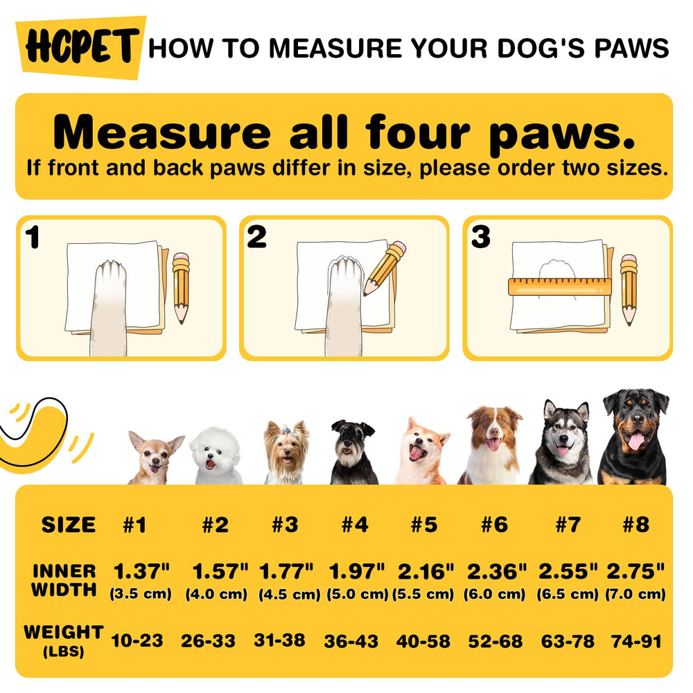 Hcpet zapatos para perros, vista lateral, protegen patas en senderos y calles.