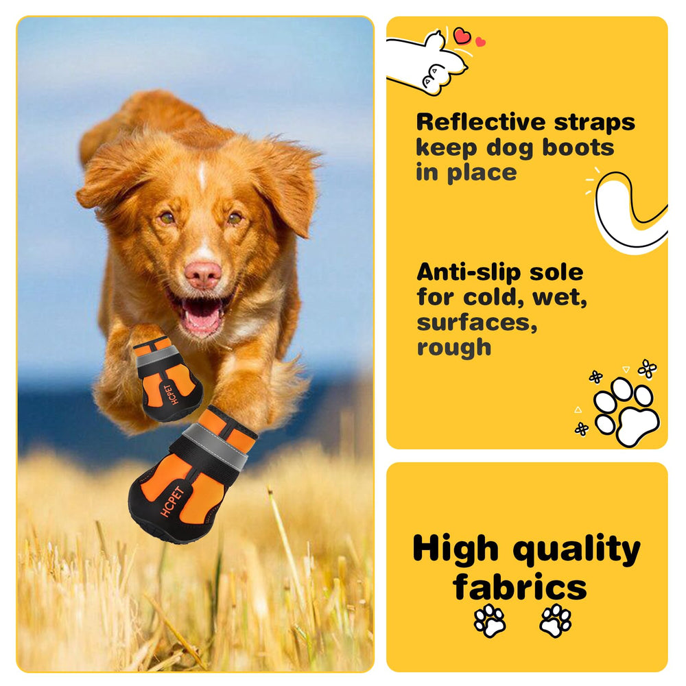 Hcpet botas para perros para uso en casa y al aire libre, protección diaria.