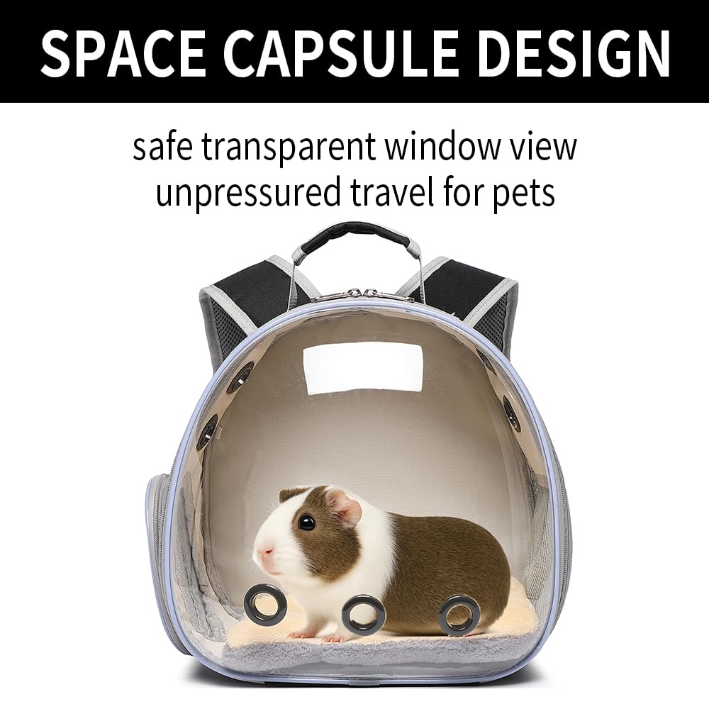Hcupet Portabebés con ventilación y mallas laterales para mantener la mascota fresca.